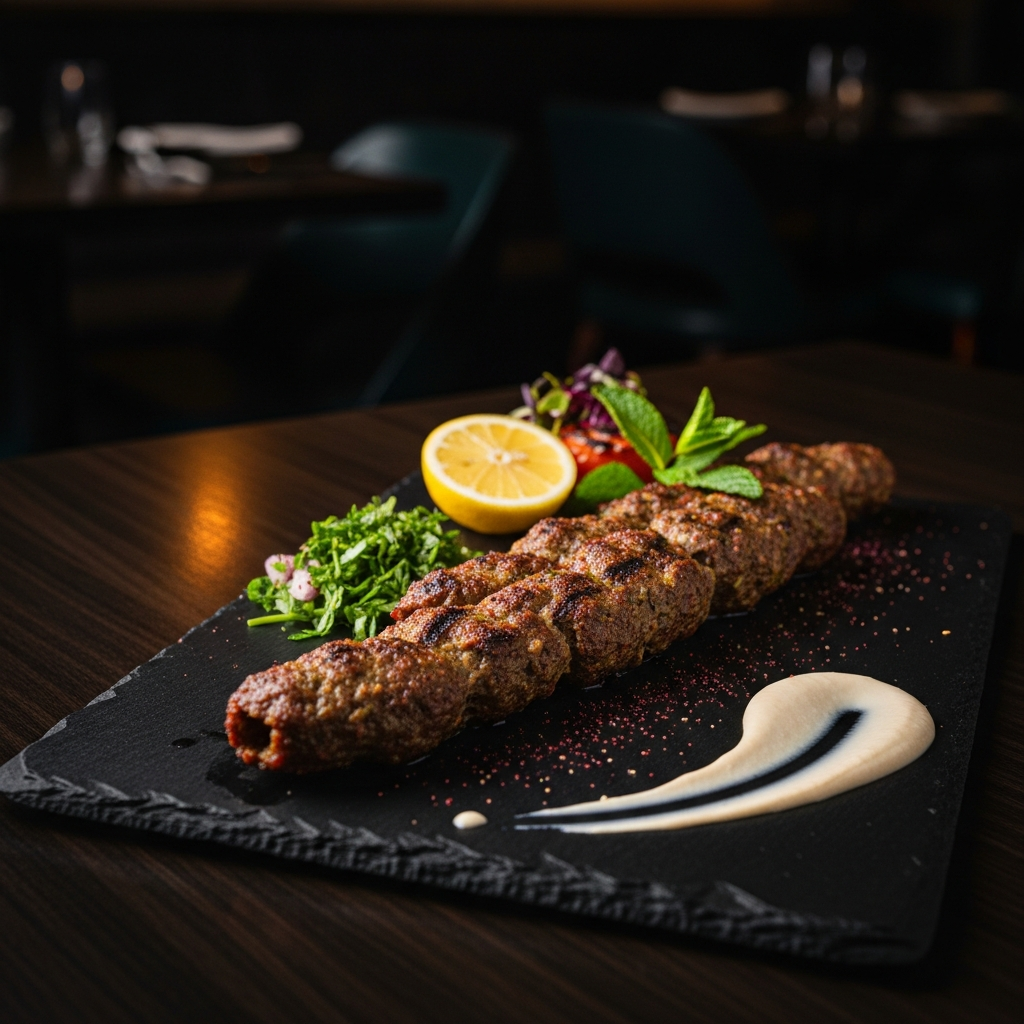 Rozana mixed grill and kebab skewers